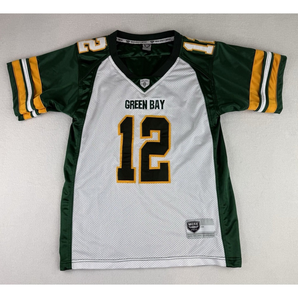 Aaron Rodgers #12 Green Bay‎ Packers Moxie Jersey Co. Youth YXL Stitched Jersey